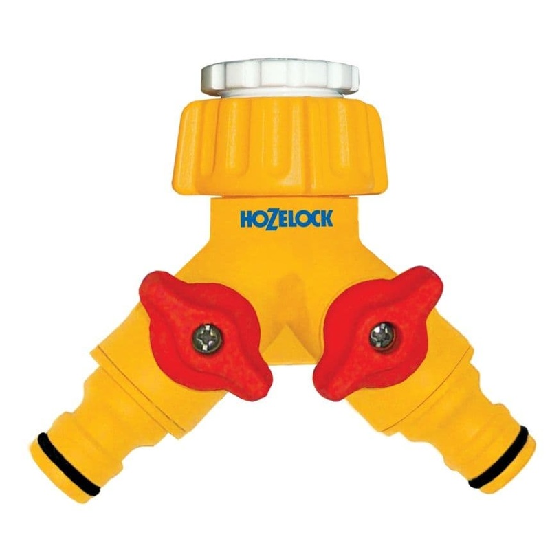 Hozelock Dual Tap Connector – 2 Connectors
