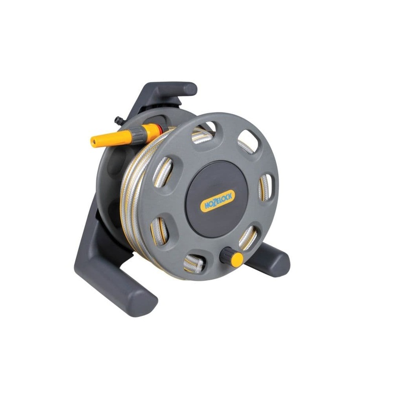 Hozelock Freestanding Compact Hose Reel – With 25m Hose Reel