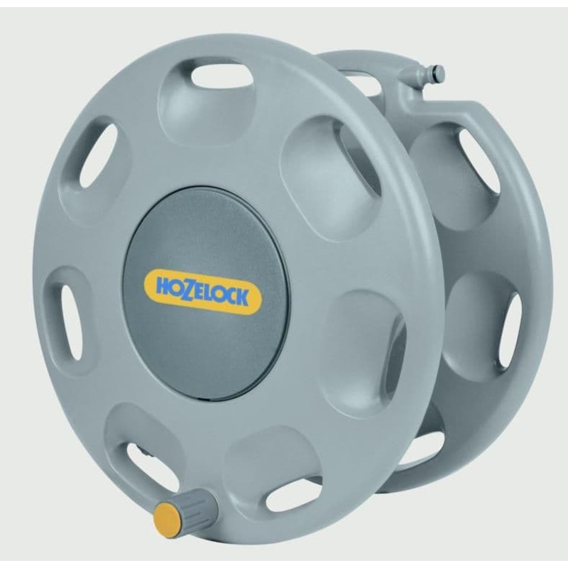 Hozelock Wall Mounted Reel with Hose Guide – 60m