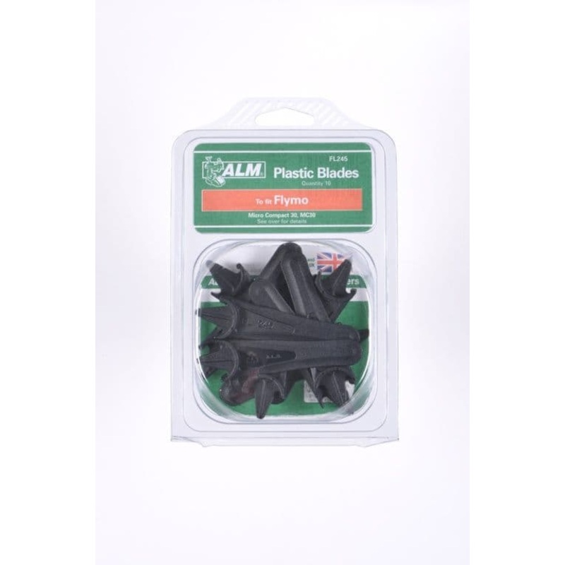 ALM Plastic Blades with Half-Moon Mounting – Pack of 10