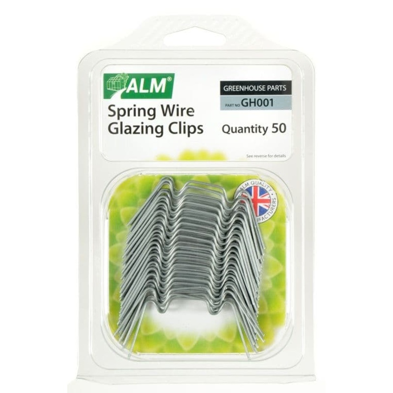 ALM Spring Wire Glazing Clips – Pack of 50