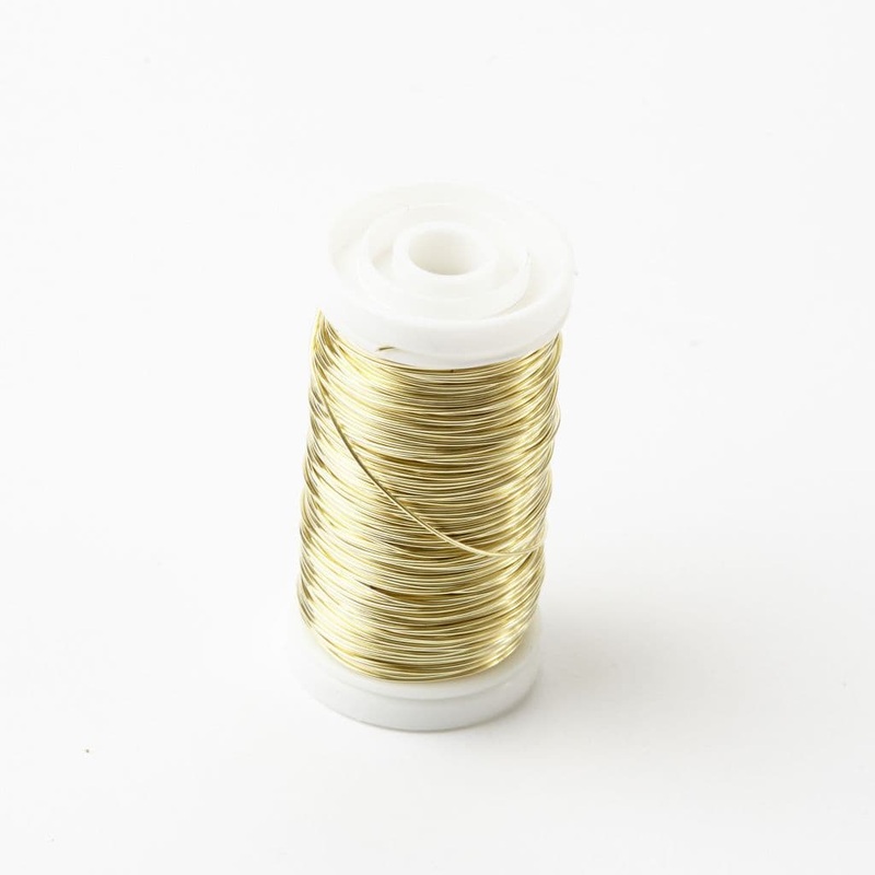 Oasis Metalic Reel Wire – Shiny Gold