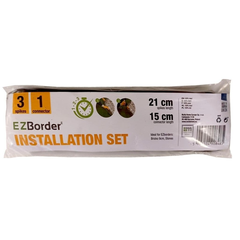 Primeur EZ Border Installation Set – 9cm Grey