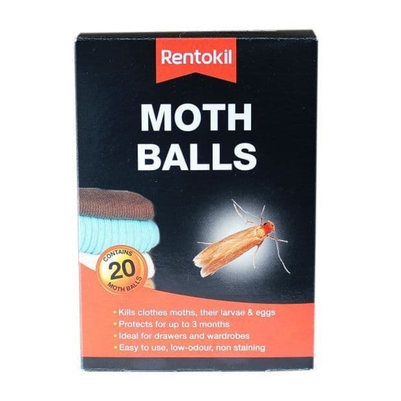 Rentokil Moth Balls – Pack 20