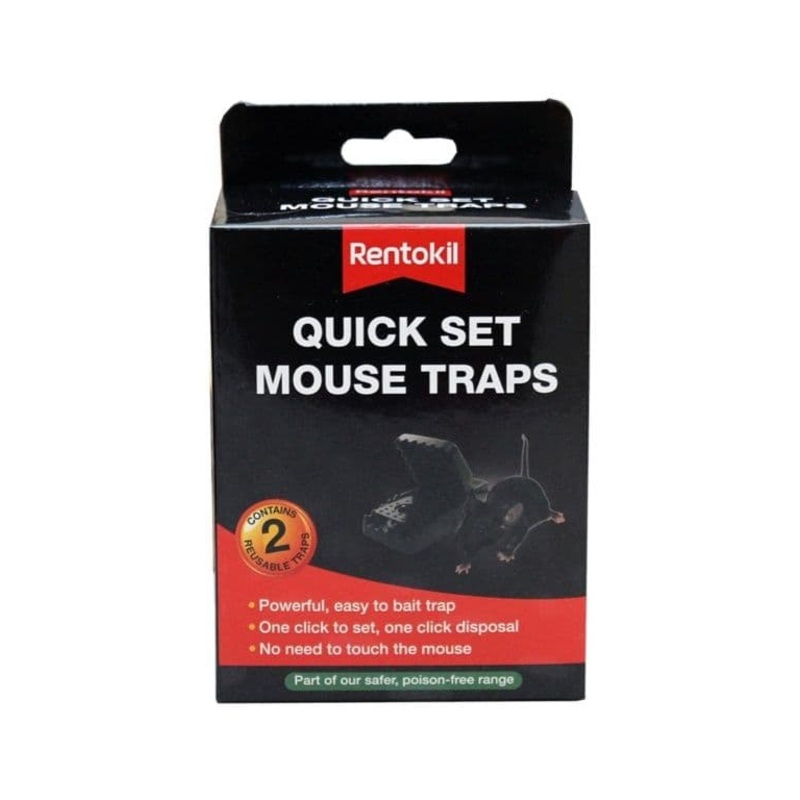 Rentokil Quick Set Mouse Traps – Twin Pack