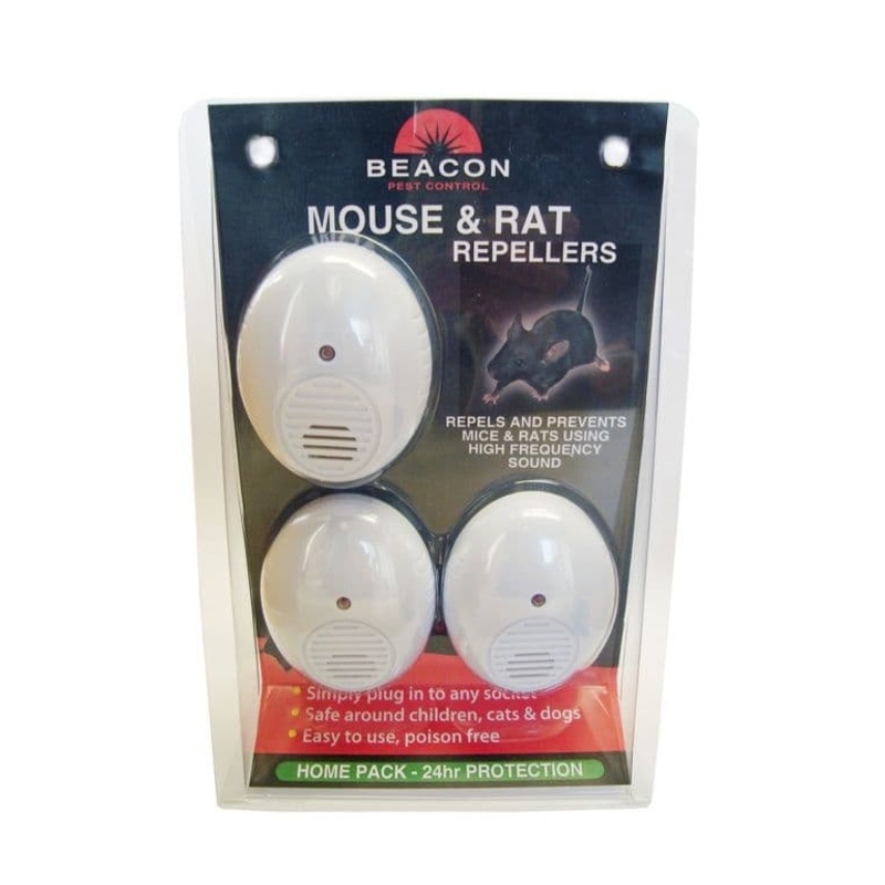 Rentokil Sonic Mouse & Rat Repeller – Triple Pack