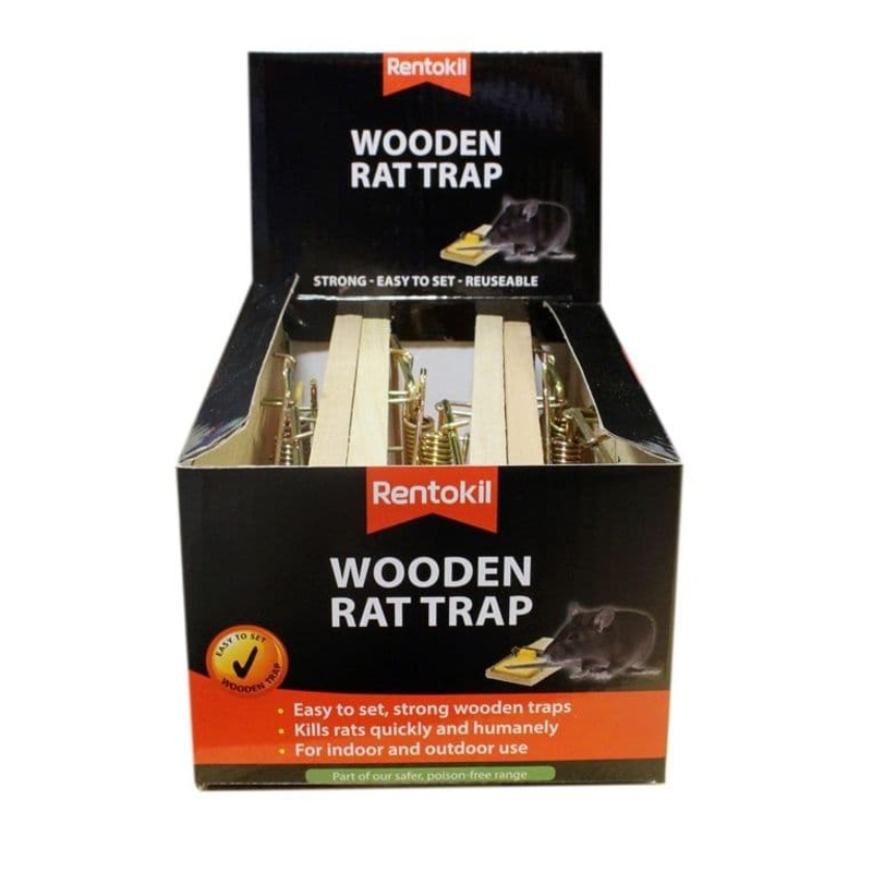 Rentokil Wooden Rat Trap – Single Loose Box