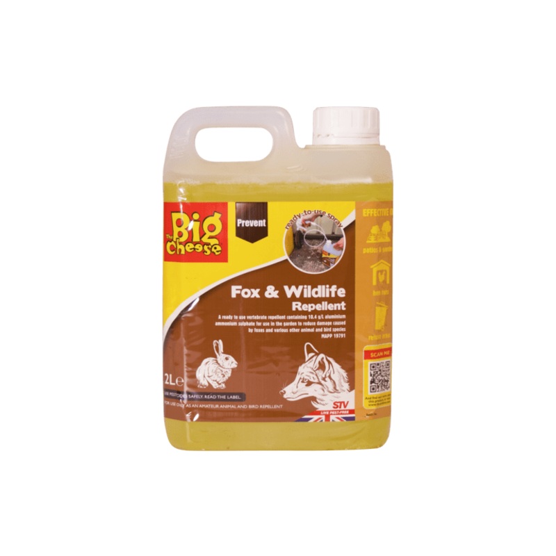 The Big Cheese Fox & Wildlife Repellent – 2L Ready to Use
