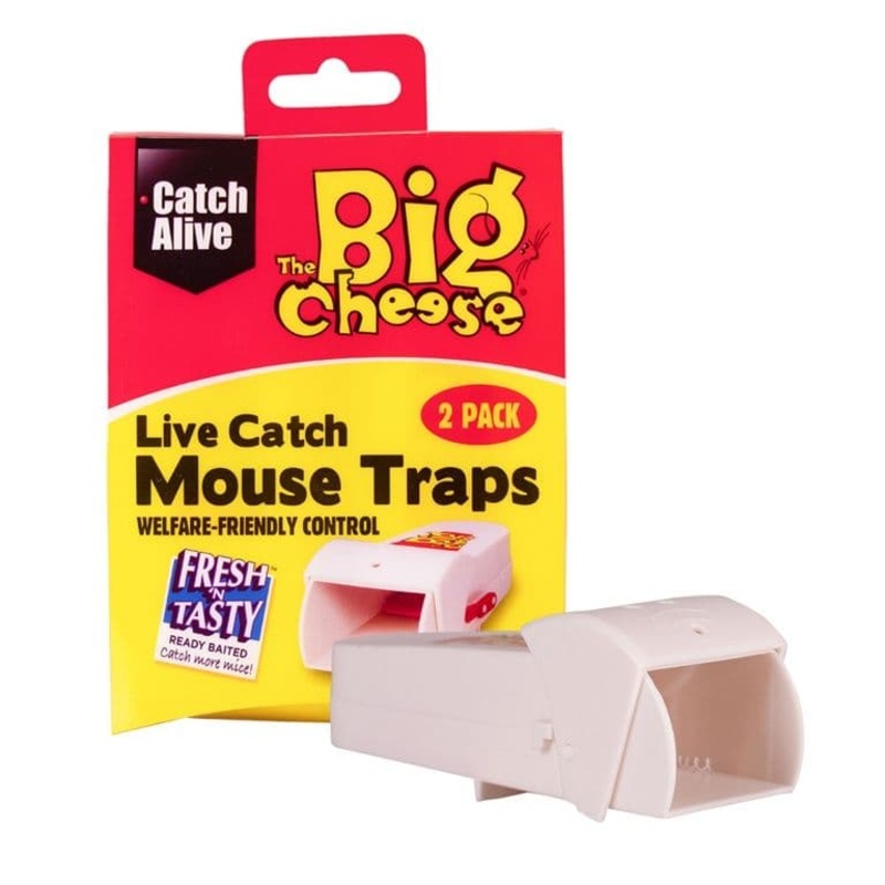 The Big Cheese Live Catch RTU Mouse Trap – Twin Pack