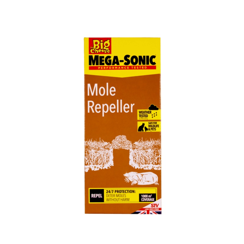 The Big Cheese Mega Sonic Mole Repeller