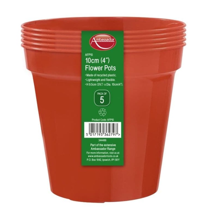 Ambassador Flower Pots – 5 – Pack 5