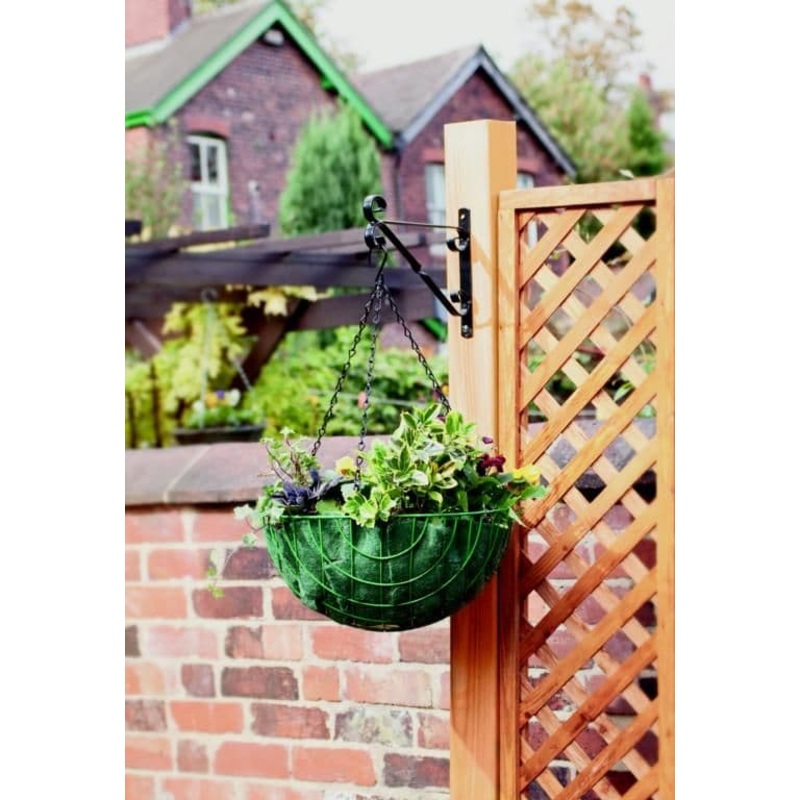 Ambassador Hanging Basket Bracket – 40cm/16 Black
