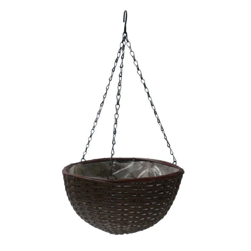 Ambassador Polyrattan Hanging Basket – 12