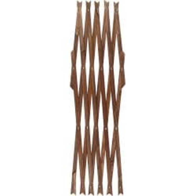 Ambassador Trellis with Metal Rivets – 8mm Brown 6ft x 2ft