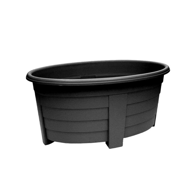 Grosvenor Oval Planter – 55cm Ebony