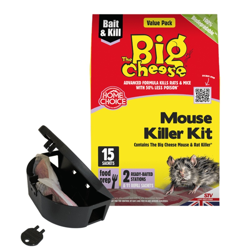 The Big Cheese Mouse Killer Kit – 15 Sachet