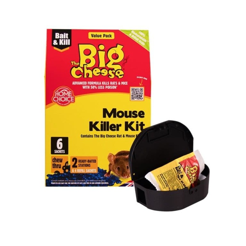 The Big Cheese Mouse Killer Kit – 6 Sachet