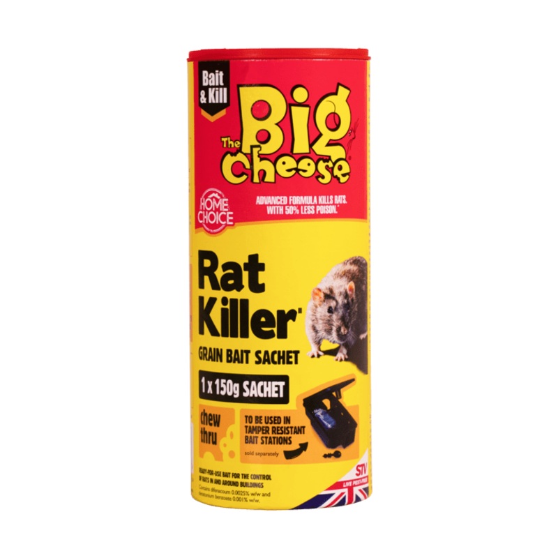 The Big Cheese Rat Killer – Grain Bait Sachet