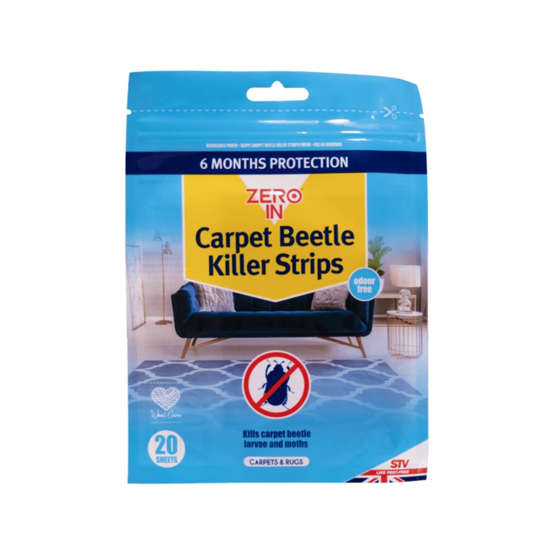 Zero In Carpet Beetle Killer Strips – 20 Strips