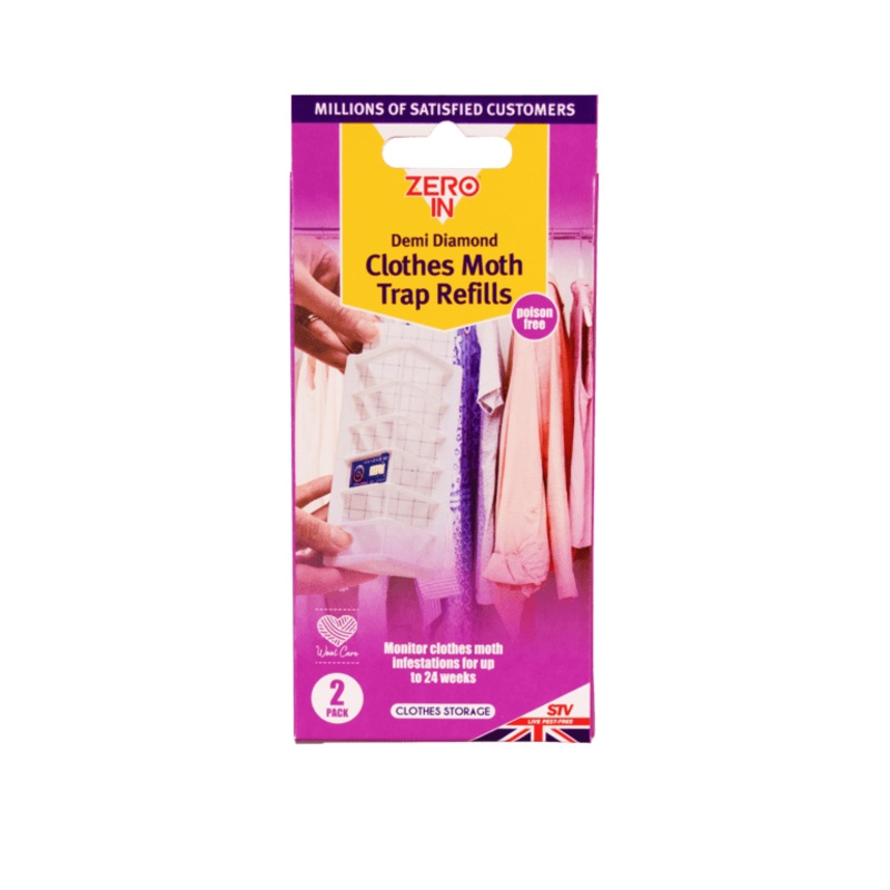 Zero In Demi Diamond Clothes Moth Refills – Twin Pack