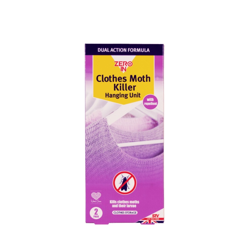 Zero In Moth Killer Hanging Unit – Twin Pack