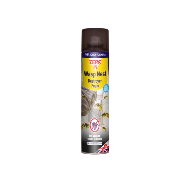 Zero In Wasp Nest Killer Foam – 300ml Aerosol