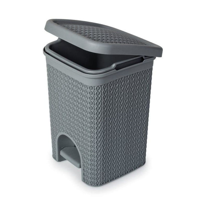 Blue Canyon Lace Design Pedal Bin 5L – Grey