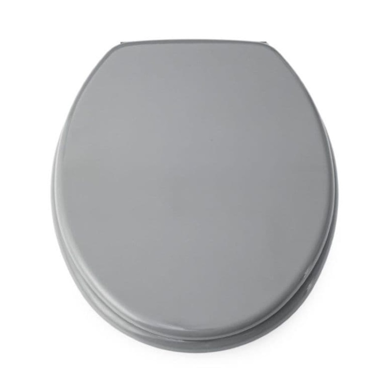 Blue Canyon MDF Toilet Seat With Stainless Steel Hinges – Grey