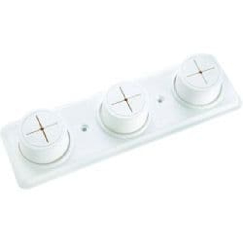 Croydex Cloth Holder – Ivory – Triple
