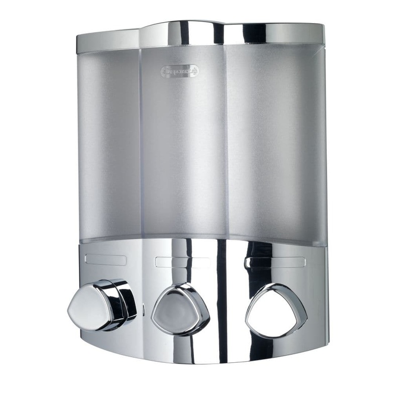 Croydex Euro Dispenser Trio Chrome