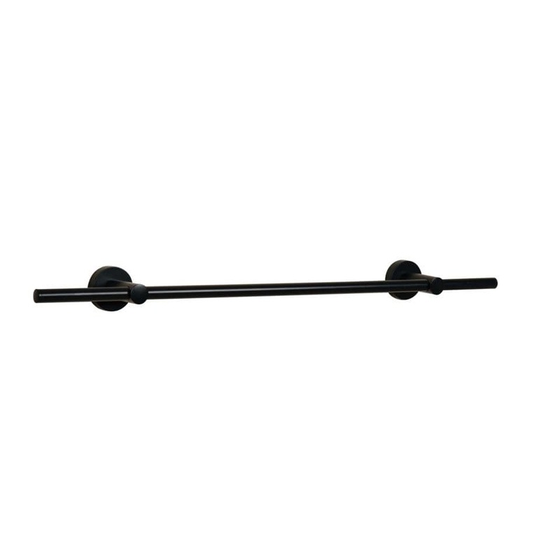 Croydex Flexi Fix Matt Black Epsom Towel – Rail