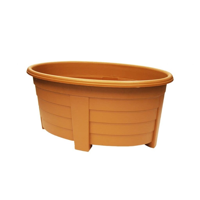 Grosvenor Oval Planter – 55cm Terracotta