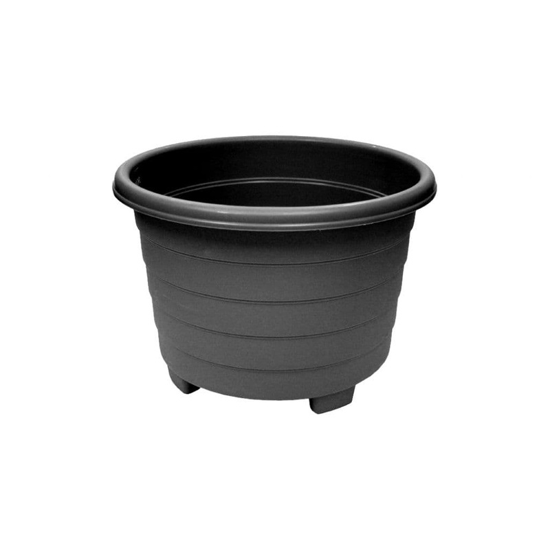 Grosvenor Round Planter – 39cm Ebony