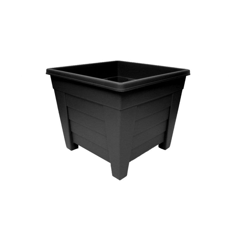 Grosvenor Square Planter – 38cm Ebony