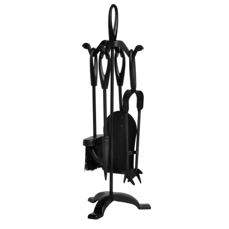 Hearth & Home All Black Companion Set 5 Piece – 24