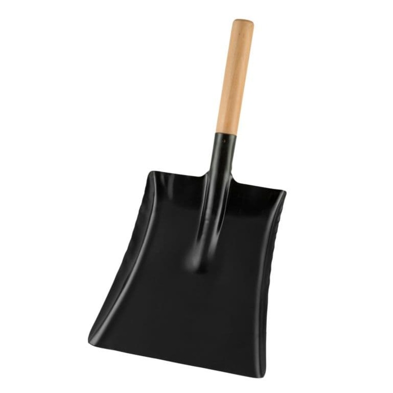 Hearth & Home Carbon Steel Ash Shovel – 9 With Wooden Handle
