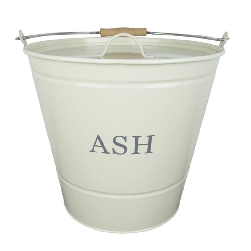 Manor Ash Bucket With Lid – Cream