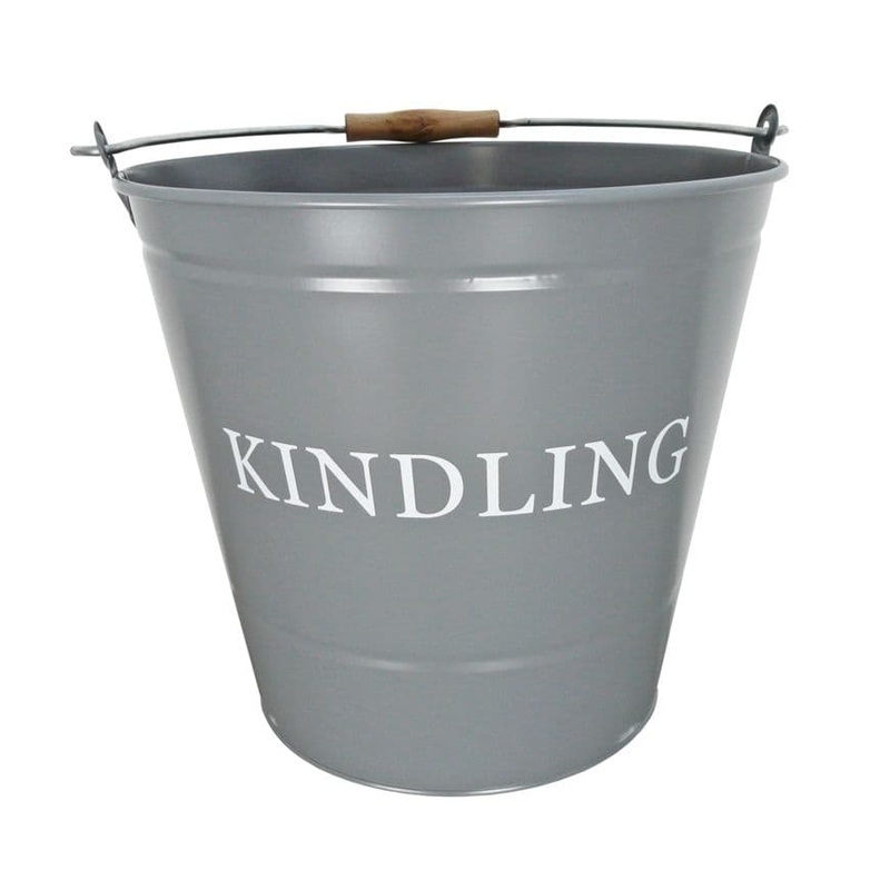 Manor Kindling Bucket – Grey
