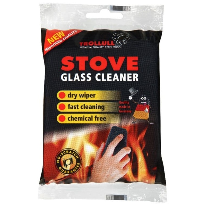Trollull Stove Glass Cleaner Steel Wool – Pack 2