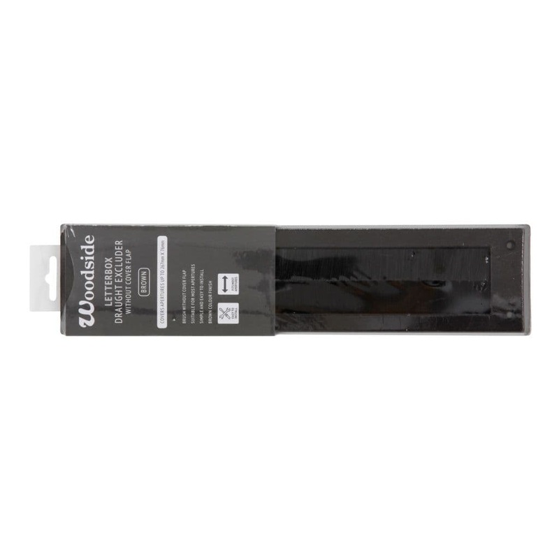 Woodside Letterbox Draught Excluder – Brown