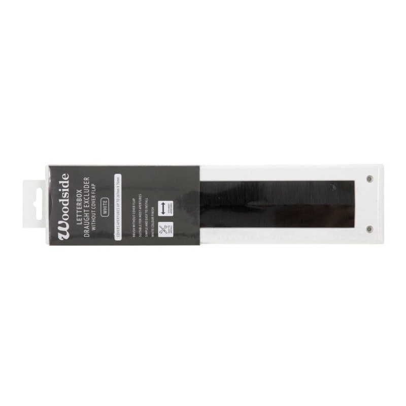 Woodside Letterbox Draught Excluder – White