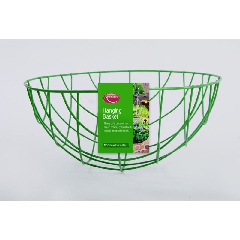 Ambassador Hanging Basket – 40cm/16 Green