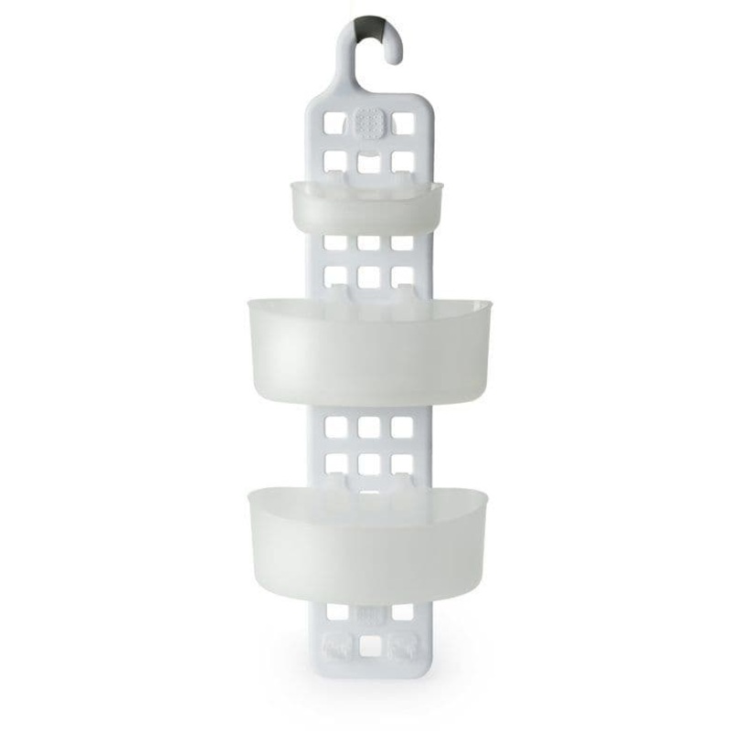 Blue Canyon Adjustable Hanging Shower Caddy – White