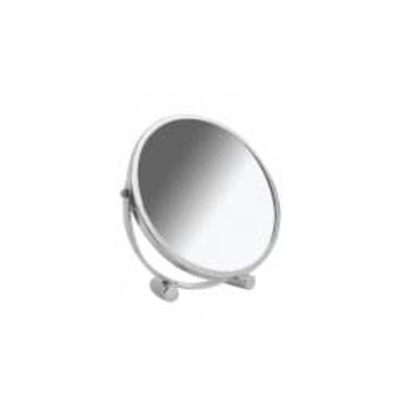 Blue Canyon Chrome Bullet Stand Desk Mirror – Diameter 17cm