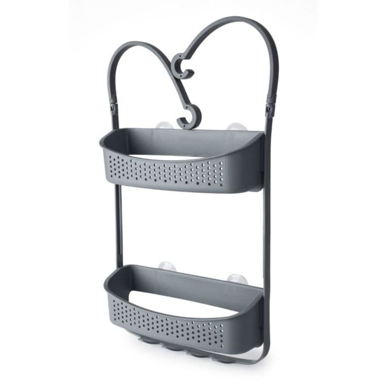 Blue Canyon Double Hanging Shower Caddy – Grey
