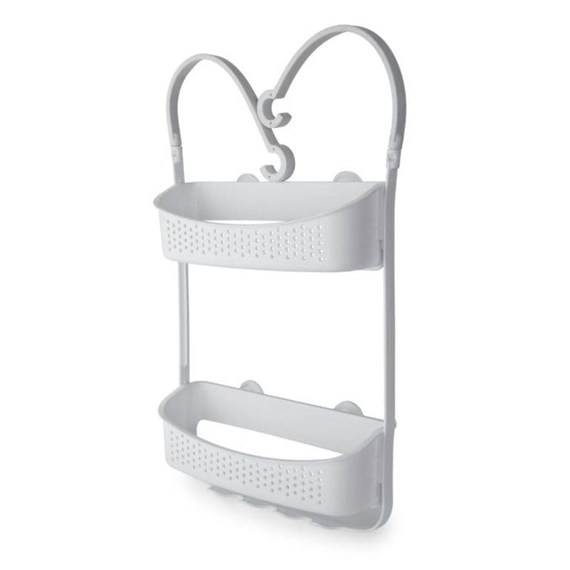 Blue Canyon Double Hanging Shower Caddy – White