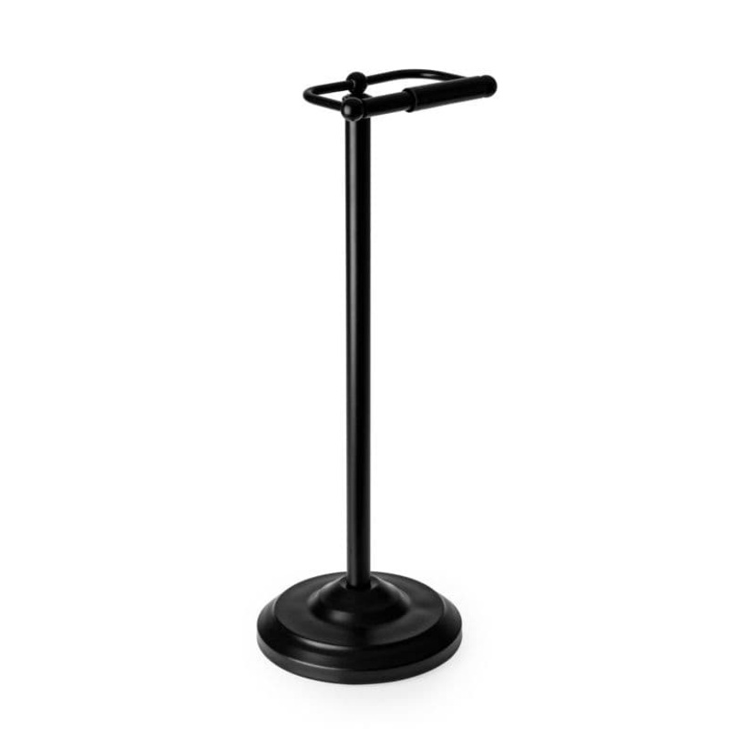 Blue Canyon Toilet Roll Holder Freestanding – Black