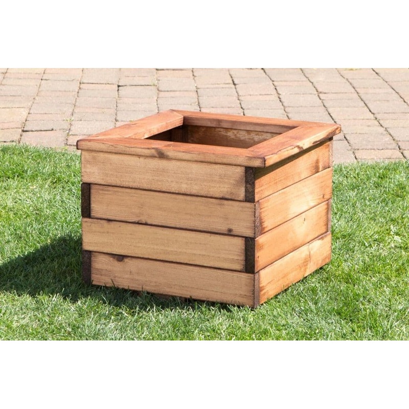Charles Taylor Regular Square Wooden Planter – W41 x D41 x H31cm