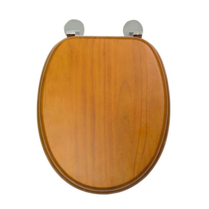 Croydex Flexi-Fix Toilet Seat – Davos Antique Pine
