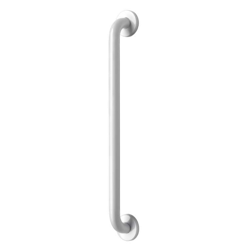 Croydex Straight Stainless Steel Grab Bar with Concealed Fixing – White 60cm